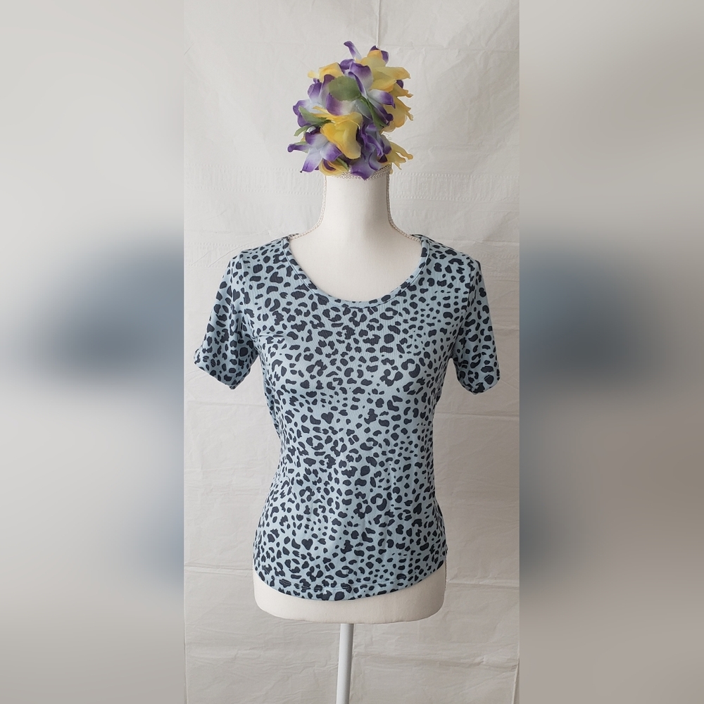 INK + IVY Animal Print top